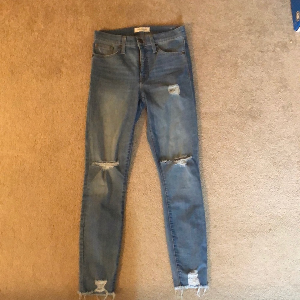 Madewell high rise skinny jeans